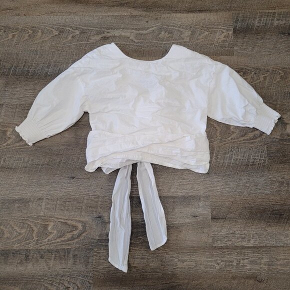 BABATON | Aritzia Thenardier Wrap Blouse Top | Sz. XXS - Picture 5 of 6